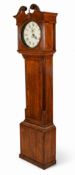 A 19th century longcase clock.
