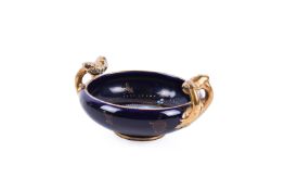 A Royal Vienna twin handled dish.
