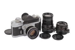 An Pignon Alpa Reflex 9d 35mm SLR Camera Outfit. Body serial number 48256.
