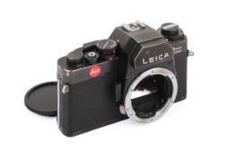 A Leica R3 MOT Electronic 35mm SLR Camera Body. Black. 1979. Serial number 1508612. With ERC.