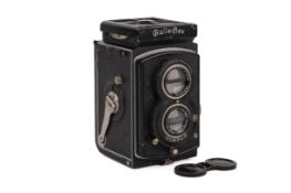 A Rolleiflex Old Standard 6x6 Medium Format TLR Camera. Serial number 330015.