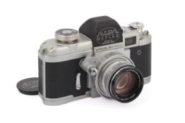 An Pignon Alpa Reflex Mod 6.b 35mm SLR / Viewfinder Camera. Serial number 41424.