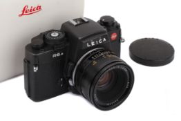 A Leica R6.2 35mm SLR Camera. Black. 1996. Serial number 2280948.