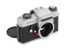 A Leitz Leicaflex SL 35mm SLR Camera Body. Chrome. 1970. Serial number 1275089. Untested.