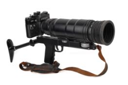 A Zenit Photosniper FS-12 Outfit. To include a Zenit 12S 35mm SLR camera body, 300mm f4.