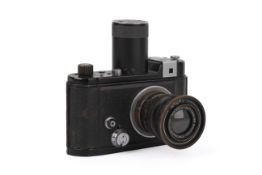 A Robot II 'Luftwaffen-Eigentum' 24x24 35mm WWII Reconnaissance Camera. Black.