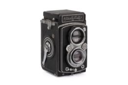A Rolleiflex Automat 6x6 Medium Format TLR Camera. Serial number 713166.