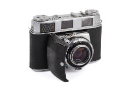 A Kodak Retina IIIC 35mm Rangefinder Camera. Serial number EK 803769.