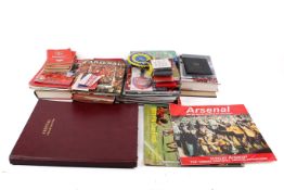 A collection of approximately 180 assorted Arsenal football club memorabilia.