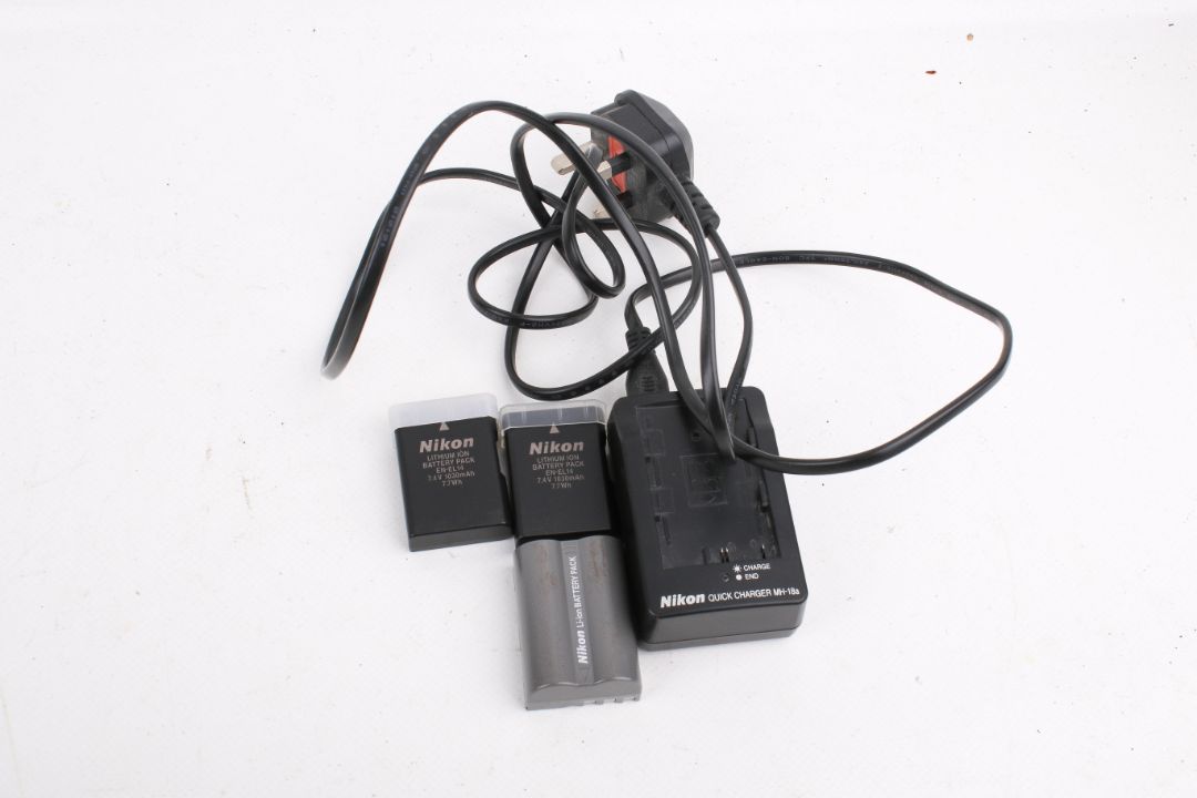 Two Nikon digital SLR camera bodies. - Image 3 of 3