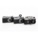A group of three assorted Soviet rangefinder film cameras. - Image 1 of 2