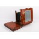 Victorian/Edwardian mahogany and brass field plate camera labelled Thorton Pickard. - Image 3 of 3