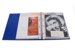 A catalogued collection of assorted autographs - musicians, actors and entertainers - 'Male H-M',