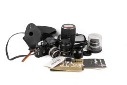 Nikkormat 35mm film cameras and lenses