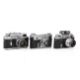 A group of three assorted Soviet rangefinder film cameras. - Image 1 of 5