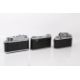 A group of three assorted Soviet rangefinder film cameras. - Image 2 of 5