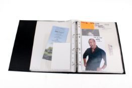 A catalogued collection of assorted autographs - musicians, actors and entertainers - 'S-Z',