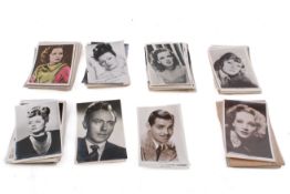 A small collection of postcards of famous actors and actresses