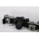 A collection of eight assorted vintage film cameras plus three spare lenses. - Image 2 of 4