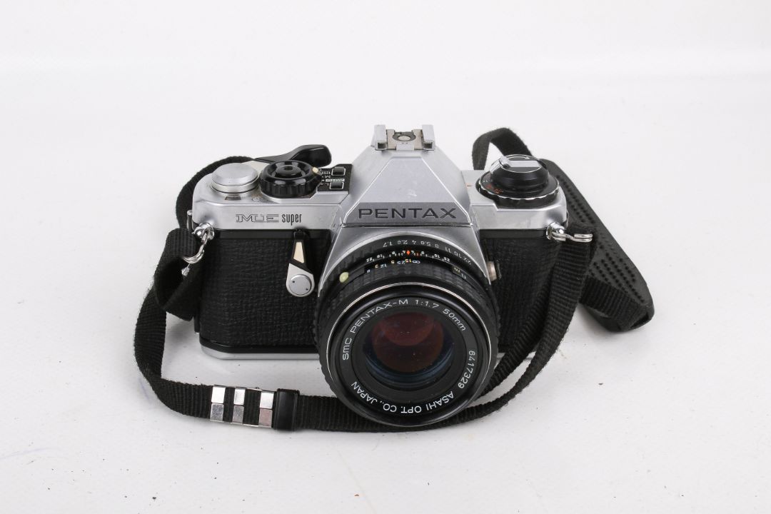 Pentax MS Super 35mm film camera outfit. S/n 2332938 Asahi SMC Pentax-M 1:1. - Image 3 of 4