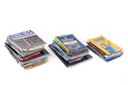 A collection of approximately 180 Chelsea football programmrs.