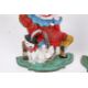 Punch & Judy painted cast metal door stops. - Image 2 of 3