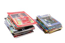 A collection of 100 assorted football programmes.