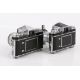 Two vintage Elekta Varex film cameras. Consisting of Varex II a and II b, one with Jena T 1:2. - Image 2 of 4
