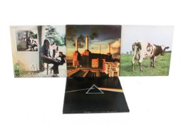 Pink Floyd - four gatefold LP vinyl records.