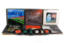 A collection of assorted vinyl LP records, mostly 1970 and 80s.