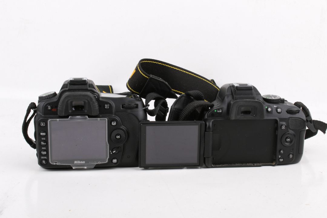 Two Nikon digital SLR camera bodies. - Image 2 of 3
