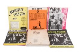A collection of assorted 1960's/1970's song books sheet music.