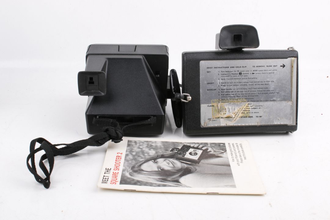 Two vintage Polaroid Land film cameras. - Image 2 of 2
