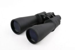 A pair of Swallow 20X-100x70 Zoom binoculars, cased with caps.