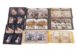 A small group of assorted 3D stereographic photographic cards.