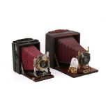 Two assorted vintage plate cameras.