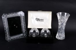A collection of Waterford Crystal glassware.