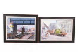 Alan Ward (20th Century) - Steam trains.