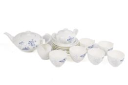 A Villeroy & Boch Blue Meadow tea set for six. Including tea pot, milk jug and sugar bowl, etc.