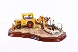 Border Fine Arts - 'Laying the Clays', boxed. No. 1298/1750 with CoA, raised on a wooden base.