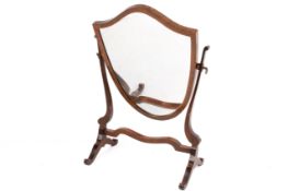 A mahogany framed dressing table mirror.