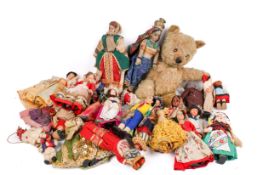 A collection of vintage toys.