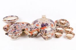 A Crown Derby circular 'Imari' Hot Muffin dish.