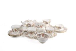 A Wedgwood 'Lichfield' tea service, mostly for three.