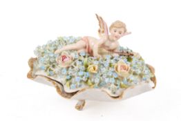 A late 19th century lidded bonbon dish.
