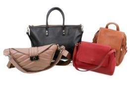 Four named handbags.