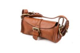 A vintage Mulberry 'Pasadena' brown leather handbag.
