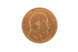 A George VII 1907 sovereign coin.