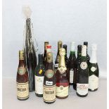 Konvolut von 15 diversen Weißweinflaschen und Sekt, diverser Jahrgänge und Winzer