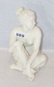 Rosenthal Porzellanfigur 'Christel', Entwurf Lore Friedrich-Gronau, H 23 cm